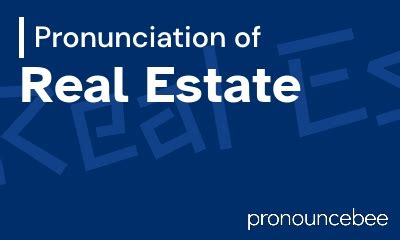 How to pronounce property .